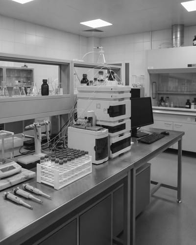 Laboratorio de control de calidad farmacéutico